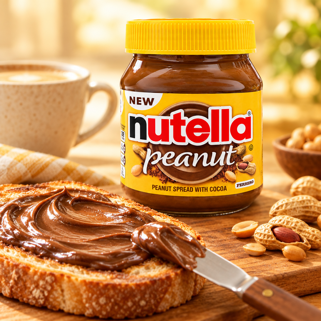 Nutella Peanut con una colazione golosa