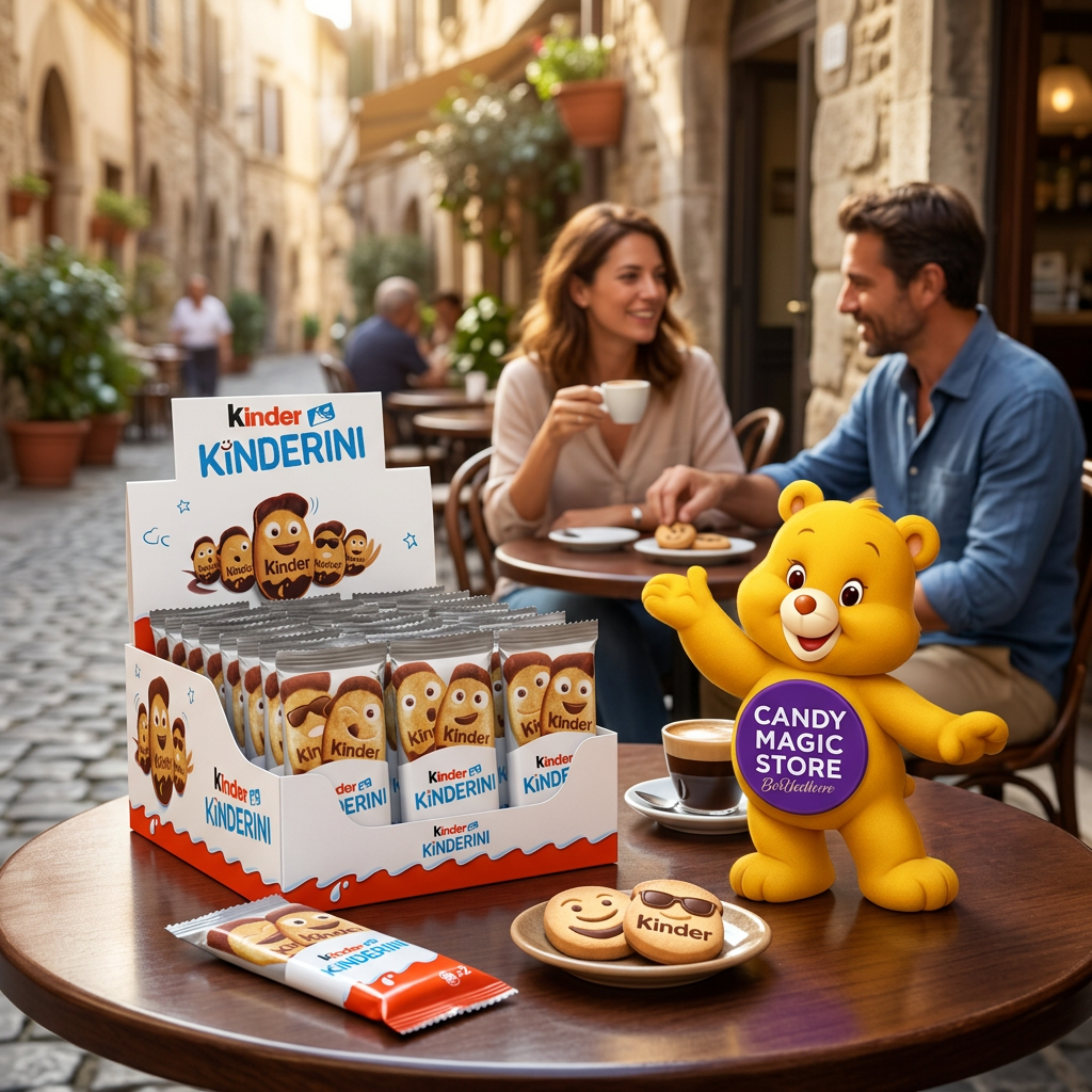 Pausa al bar con Kinderini e orsetto