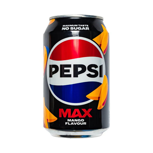 Pepsi Max Mango, bevanda al mango da 330ml (confezione da 24)