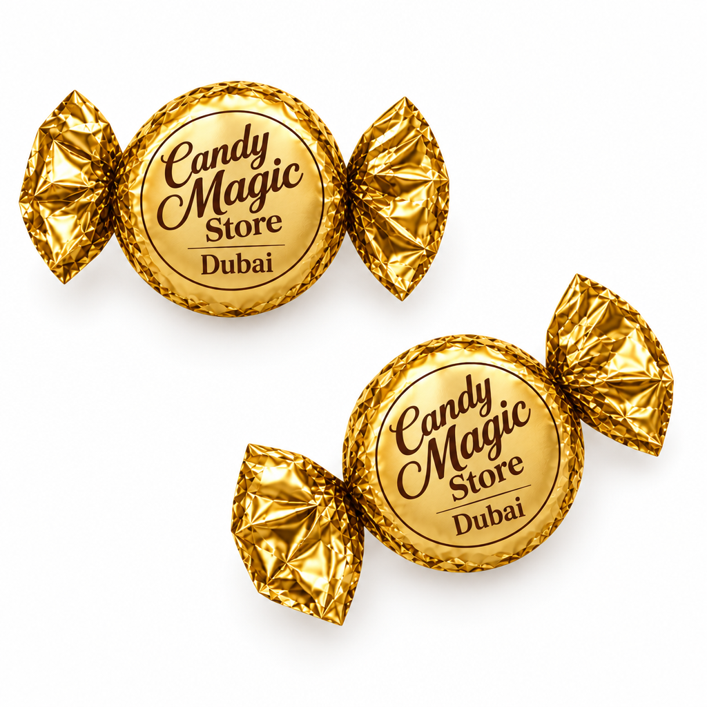 Praline gold Candy Magic Store Dubai viste dall’alto