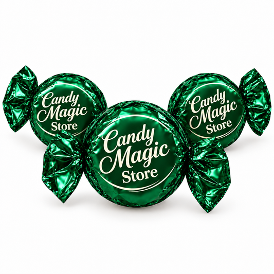 Praline verde smeraldo disposte ad arco