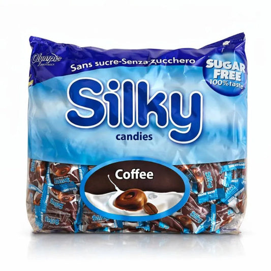 Silky Candies Caffè Caramelle Senza Zucchero Confezione da 1Kg