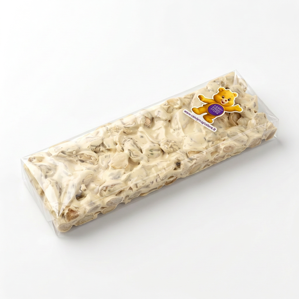 Torrone con orsetto e indirizzo del sito