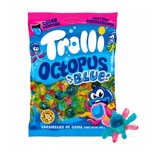 Trolli Polipo Lucido - Confezione da 16 Buste x 100g (1,6 kg)
