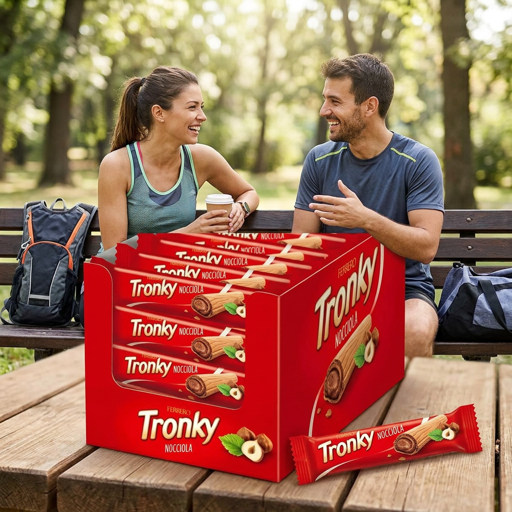 Tronky, break all’aperto dopo l’attività fisica
