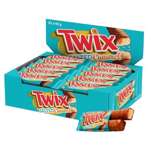 Twix Caramello Salato Confezione da 32 Pezzi