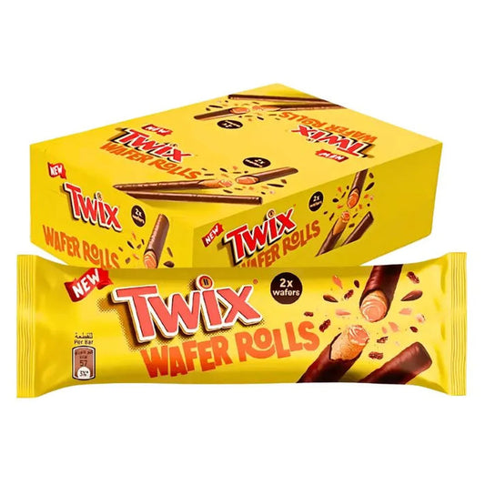 Twix Wafer Rolls T2 Confezione da 12 Pezzi