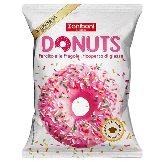 Zaniboni Donut Fragola Confezione da 18 Pezzi kg 1,2