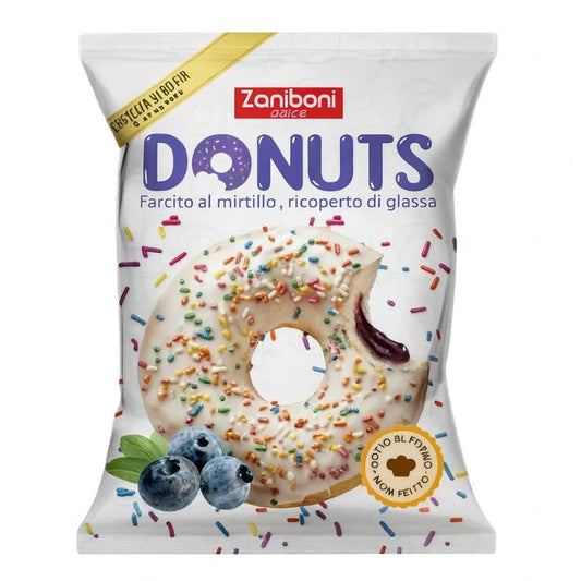 Zaniboni Donut Mirtillo Confezione da 18 Pezzi kg 1,2