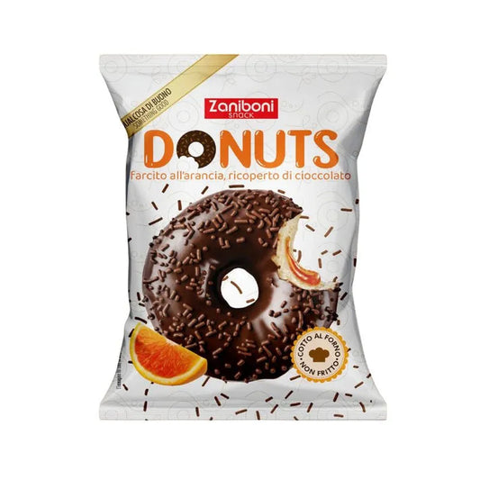 Zaniboni Donut Orange Cioccolato Fondente e Arancia Confezione da 18 Pezzi kg 1,2